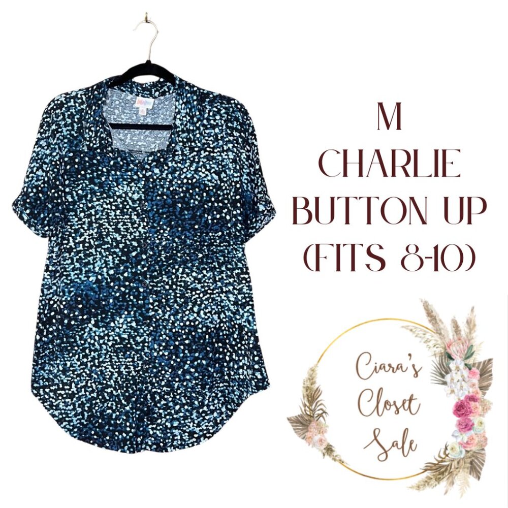LuLaRoe Charlie Button Down Top